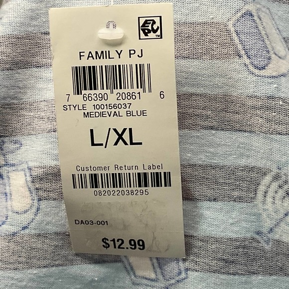 Family PJ's Pet’s Hanukkah Bandana Size L/XL - Picture 6 of 6